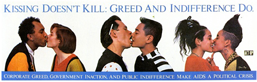 Early AIDS-awareness movement poster