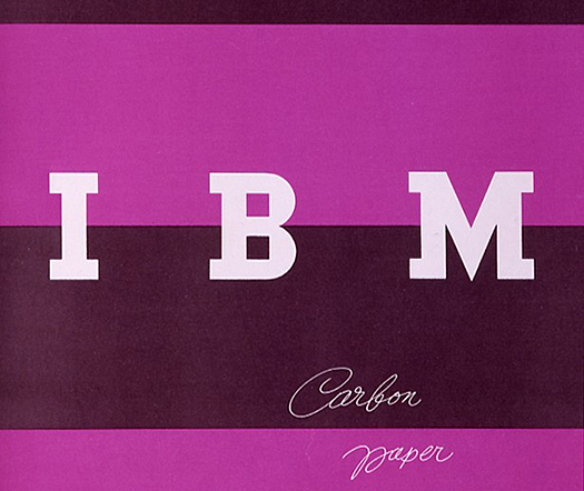 Paul Rand IBM Carbon Paper
